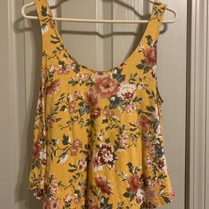 Yellow Floral Top